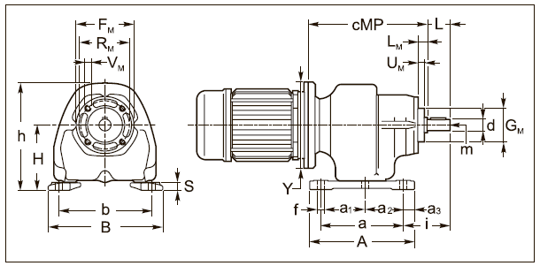 Вариант исполнения AMP 25