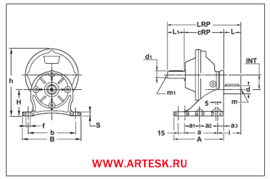 Вариант исполнения ARP 32