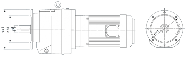 Flender Motox-N (Фланец)